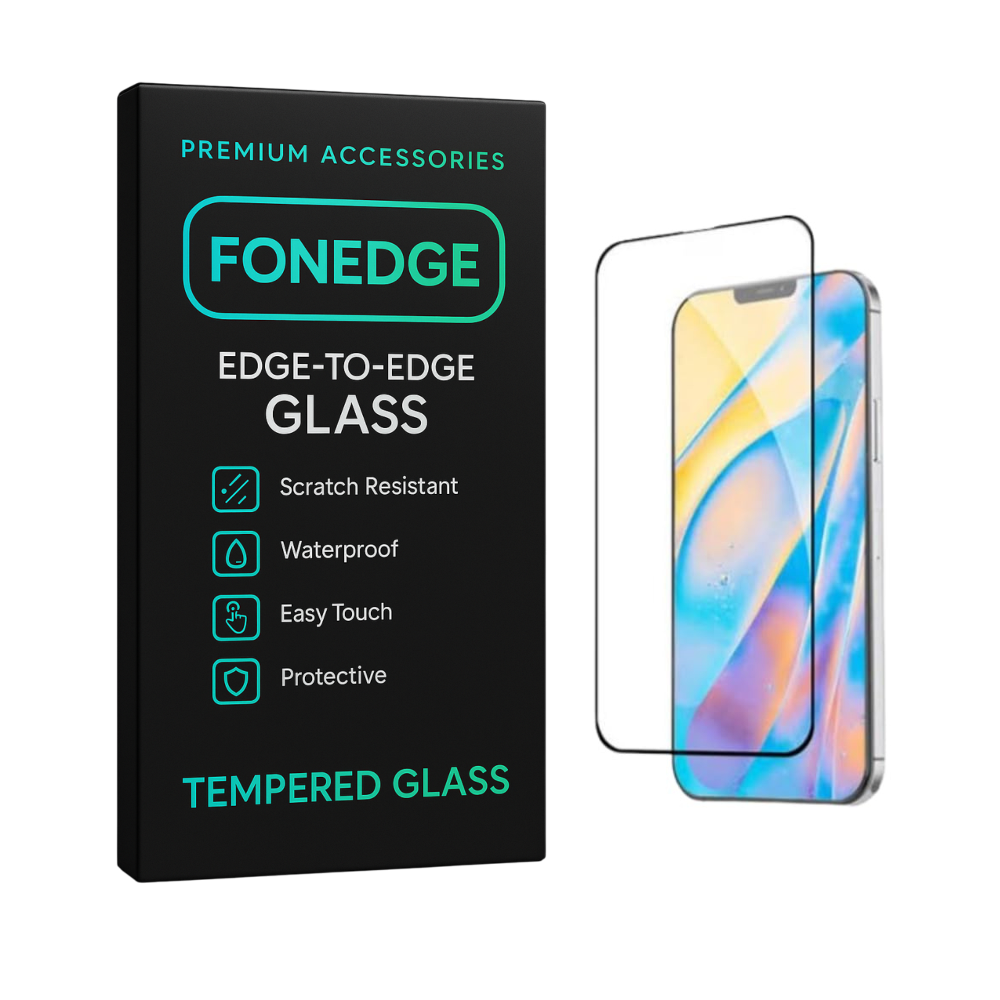 Premium Tempered Glass Screen Protector for iPhone (11, 12, 13, 14, 15, SE & All Models)