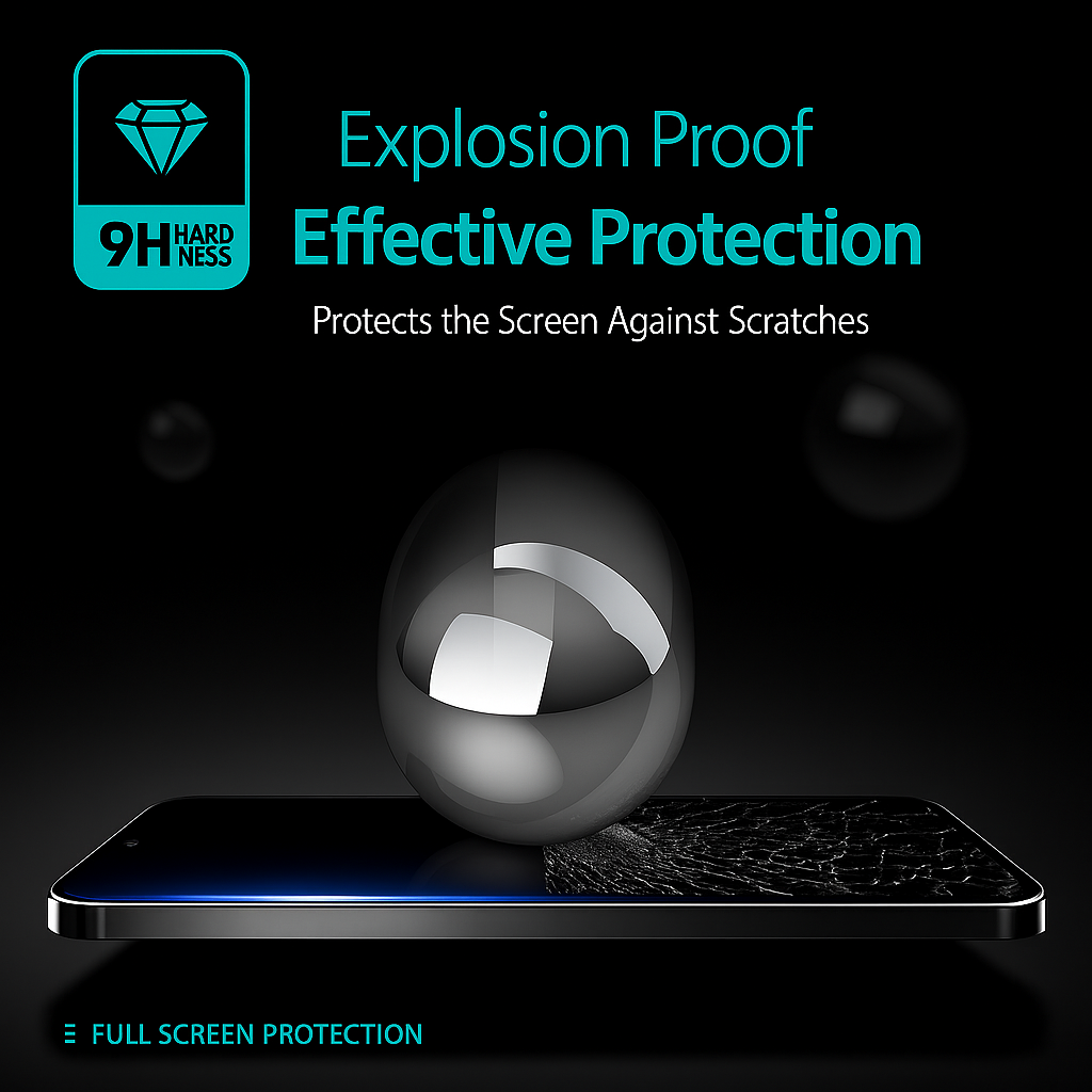 Premium Tempered Glass Screen Protector for iPhone (11, 12, 13, 14, 15, SE & All Models)