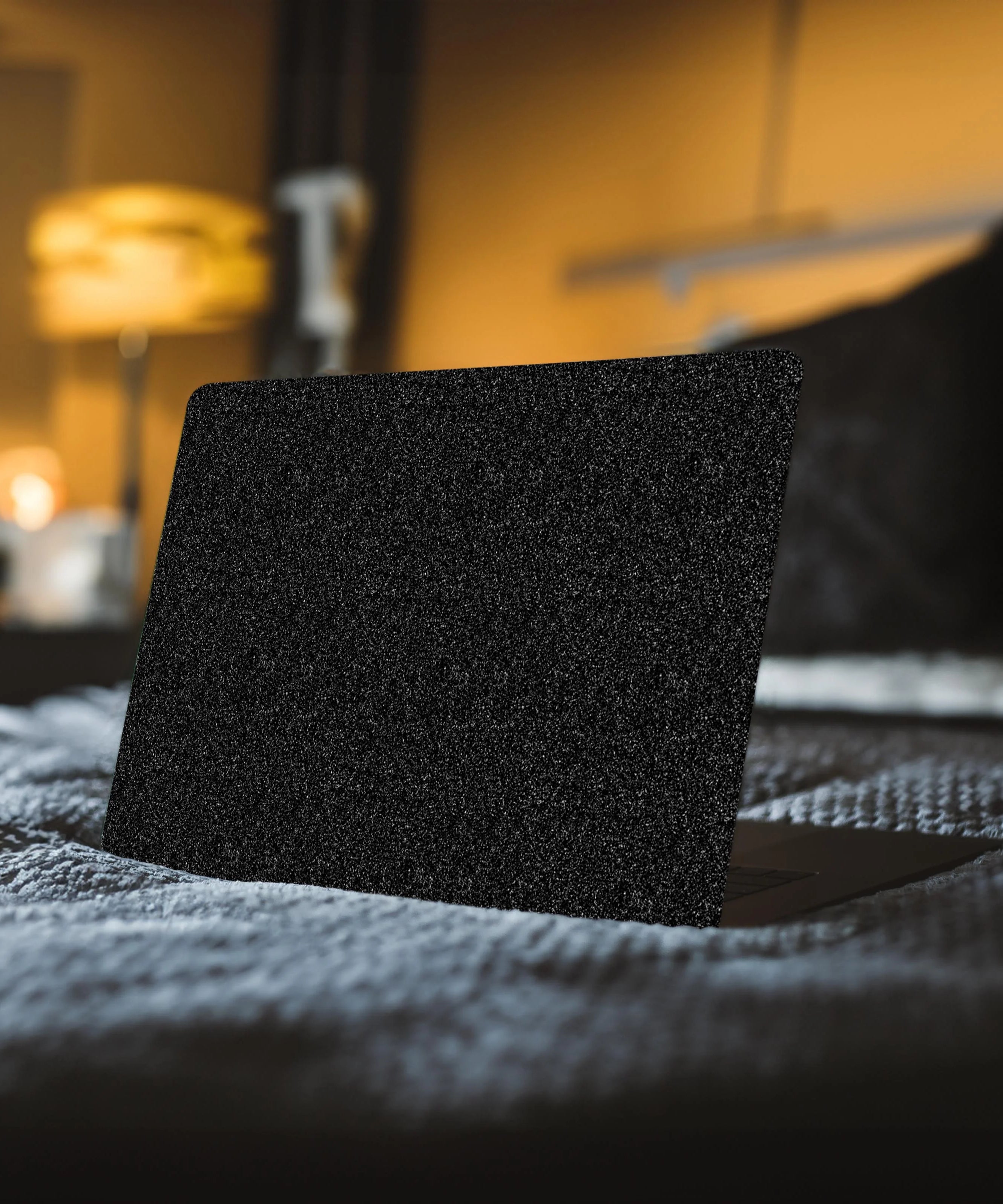 Black Glitter Laptop Skin