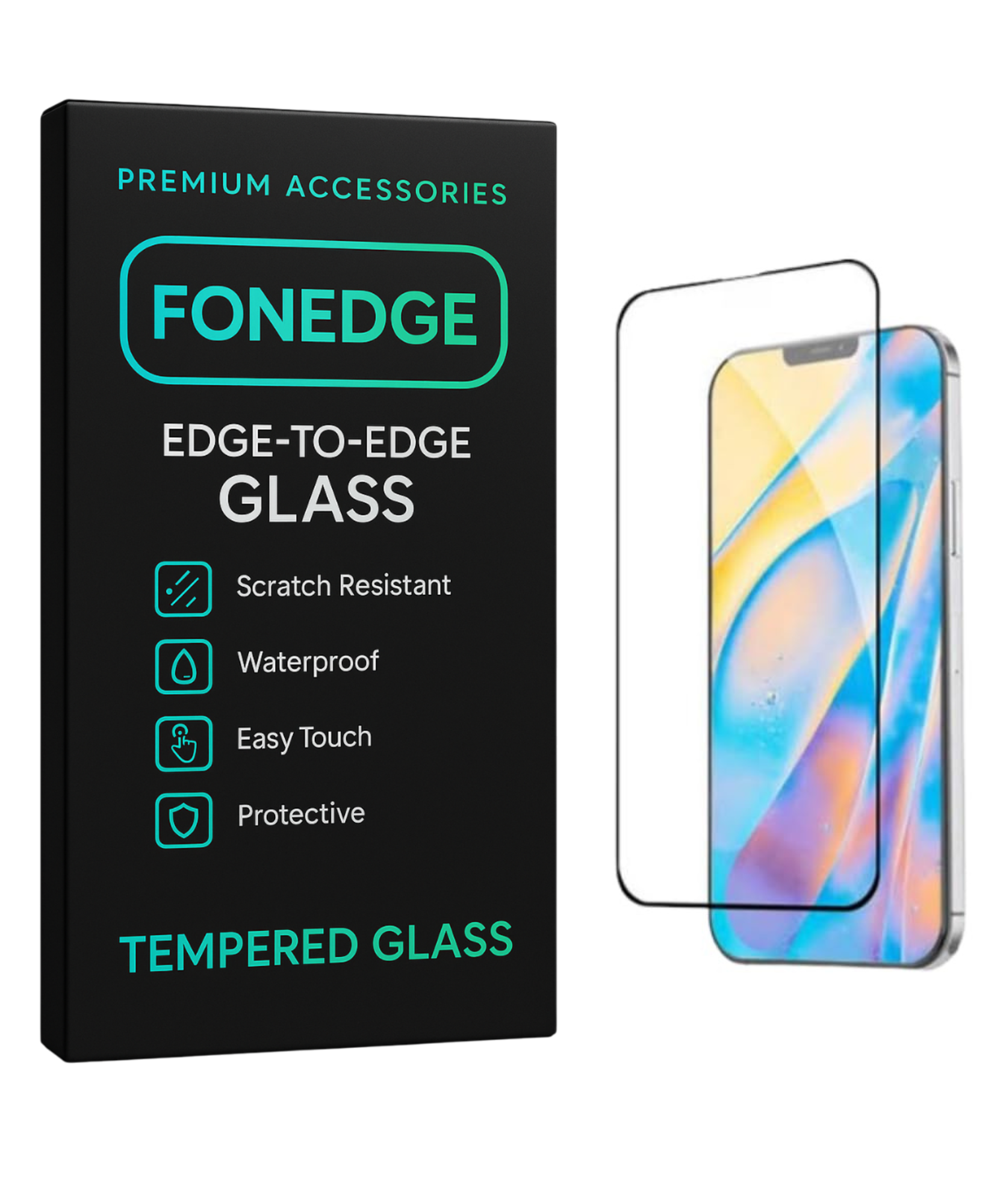 Premium Tempered Glass Screen Protector for iPhone (11, 12, 13, 14, 15, SE & All Models)